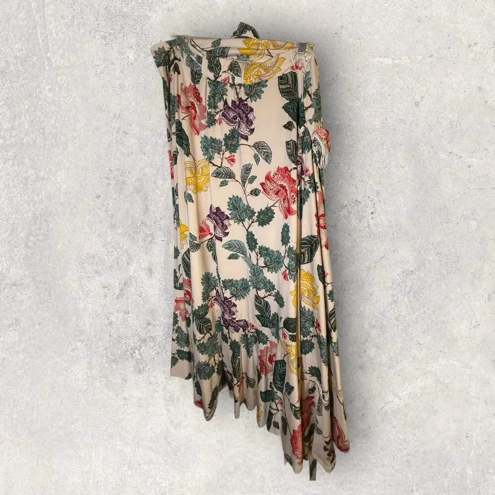 Lularoe Bella Wrap Skirt 2XL NWT Floral Ruffle Casual Skirt - Picture 3 of 5